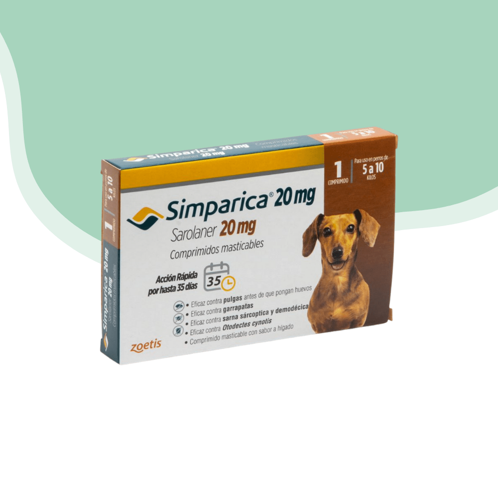 Simparica antiparasitario externo perro 5 - 10 kg2
