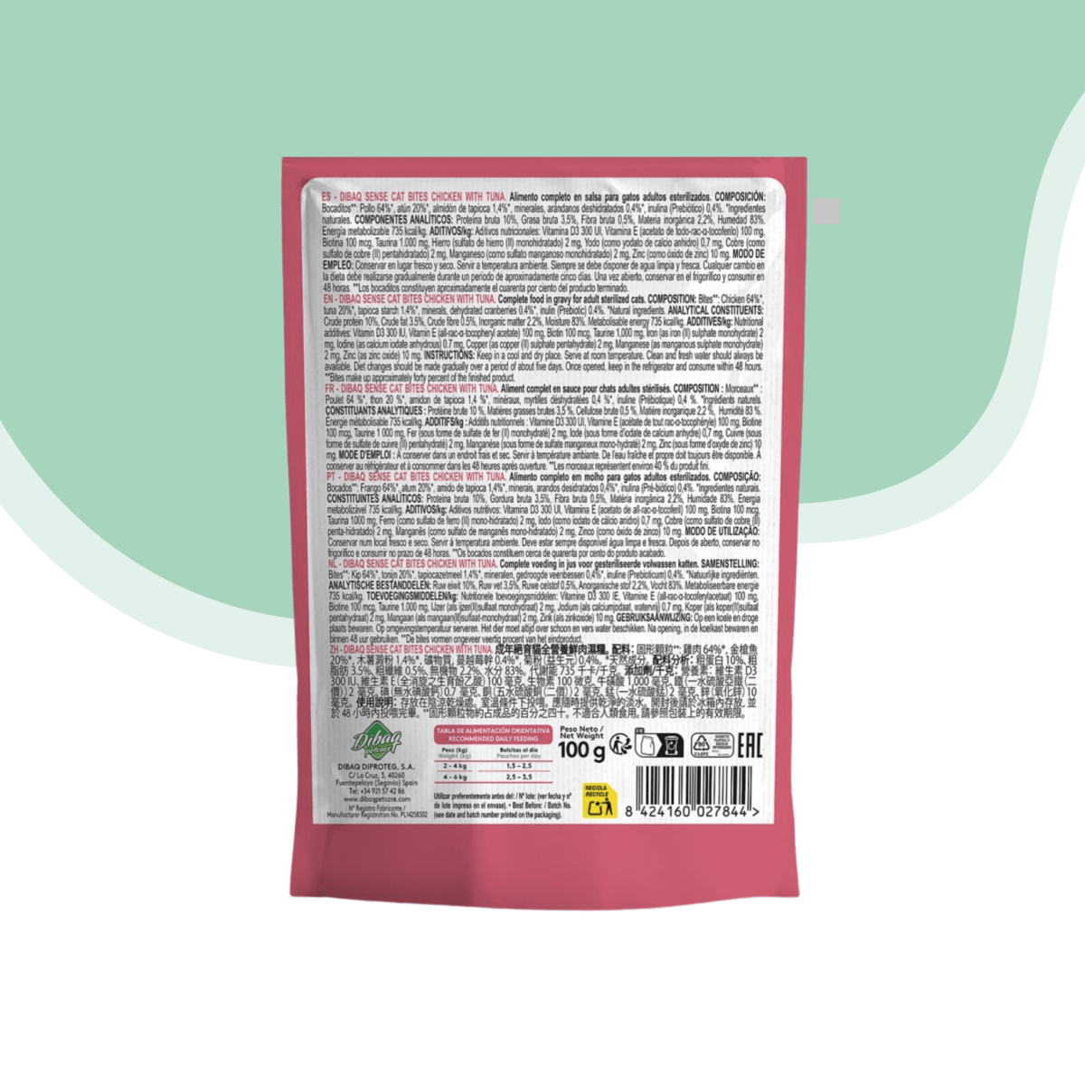 Sense bocaditos en salsa pollo y atun gato 100 gr2