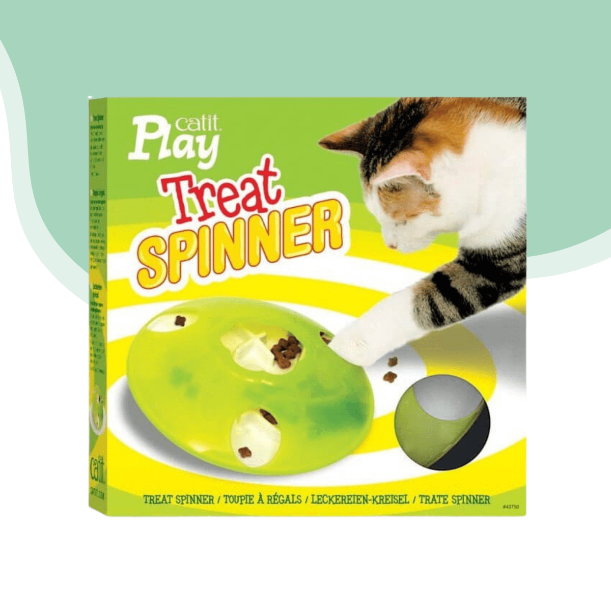 Catit comedero interactivo Play gato Treat Spinner3