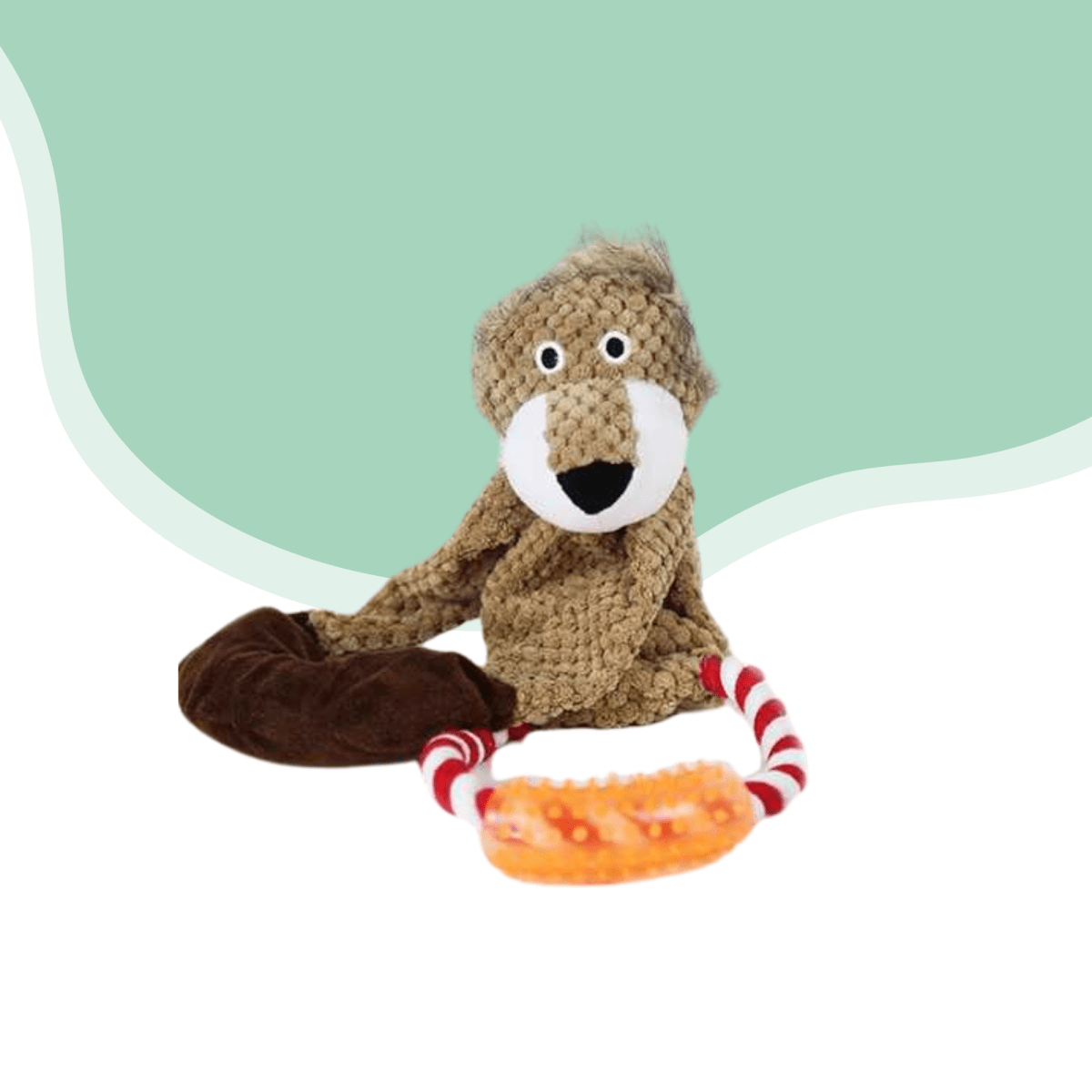 Peluche leon de cuerda con sonido2