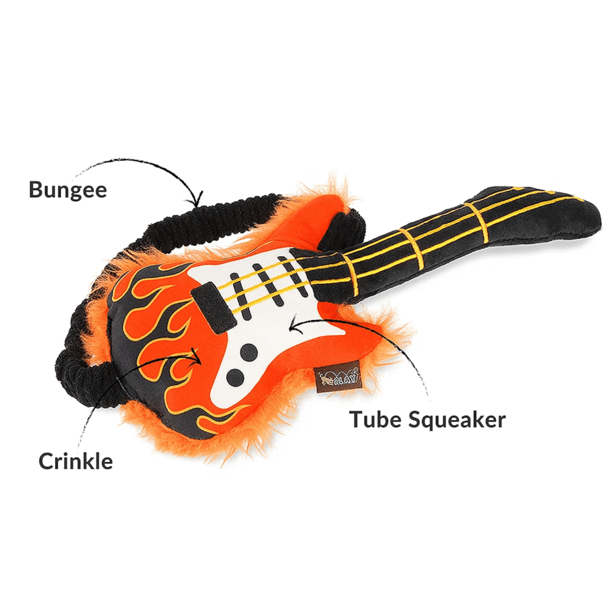 Peluche Estimulante Plush Perro Guitarra Electrica Play2