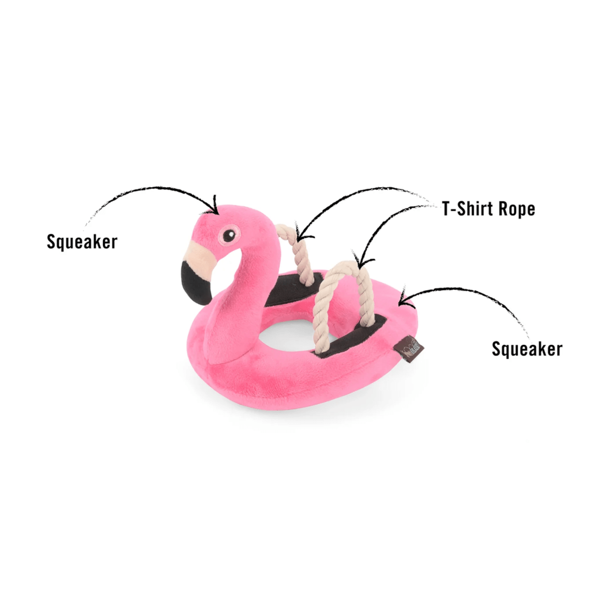 Peluche Estimulante Plush Perro Flotador Flamenco Play2