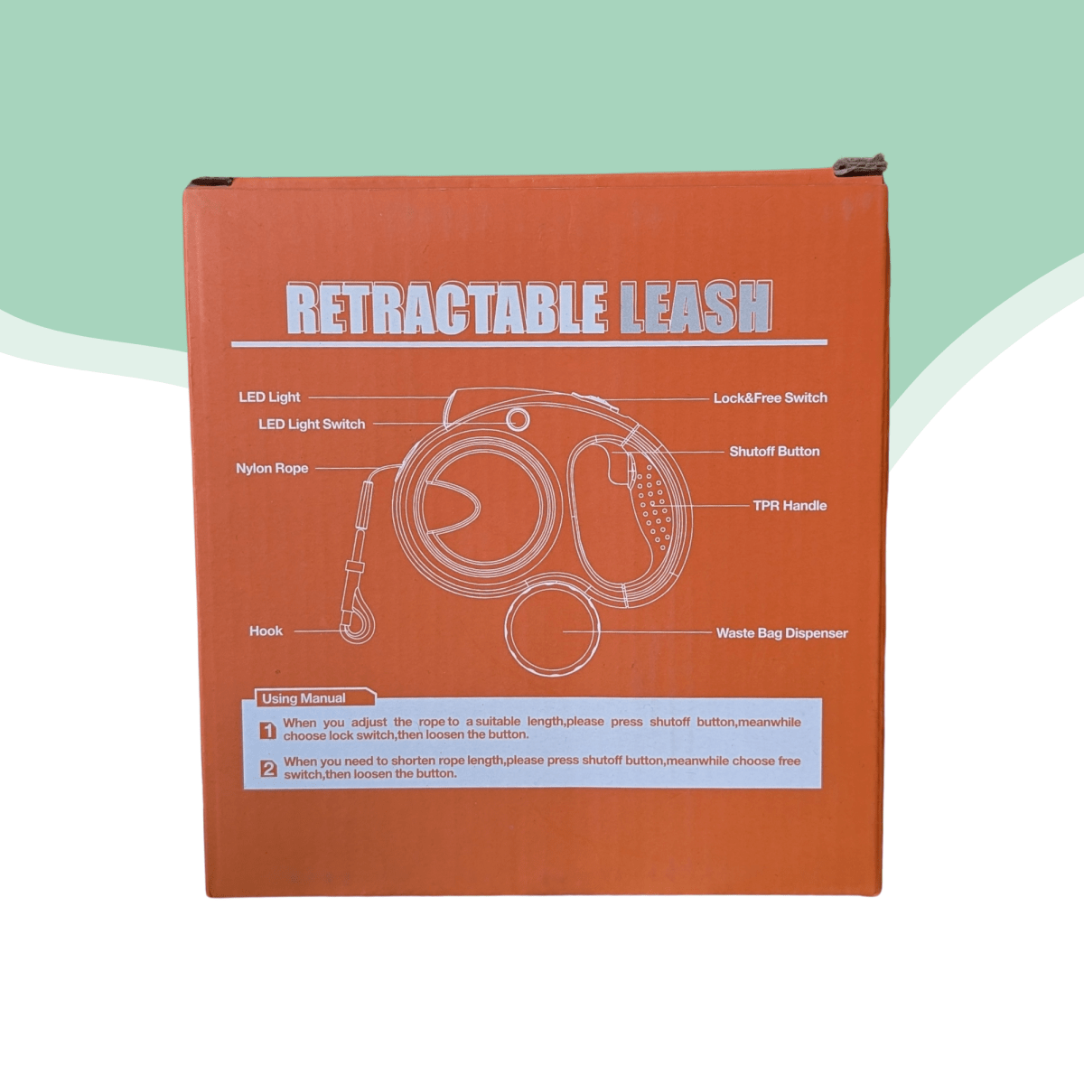 Correa retractil 5 mts colores3