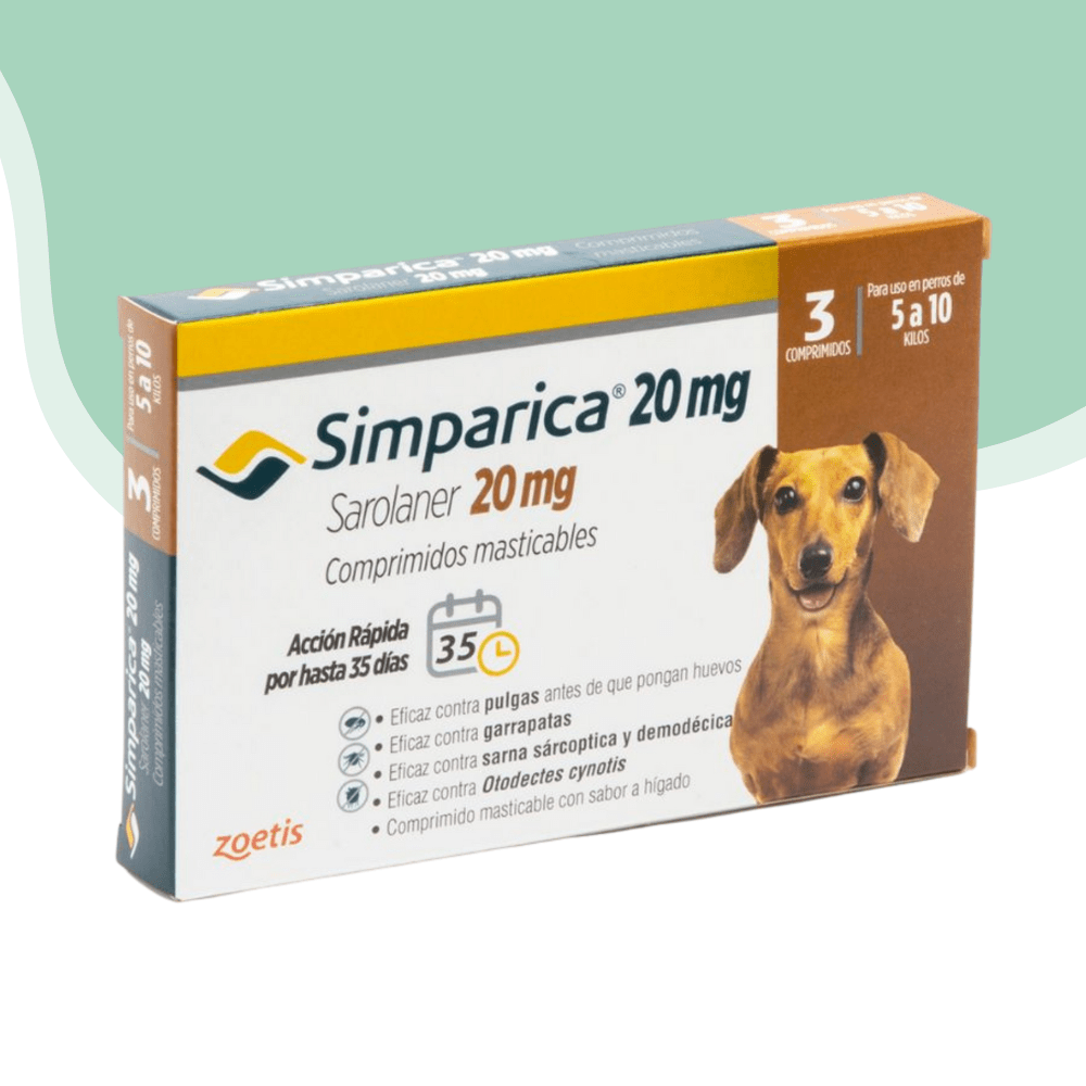 Simparica antiparasitario externo perro 5 - 10 kg1