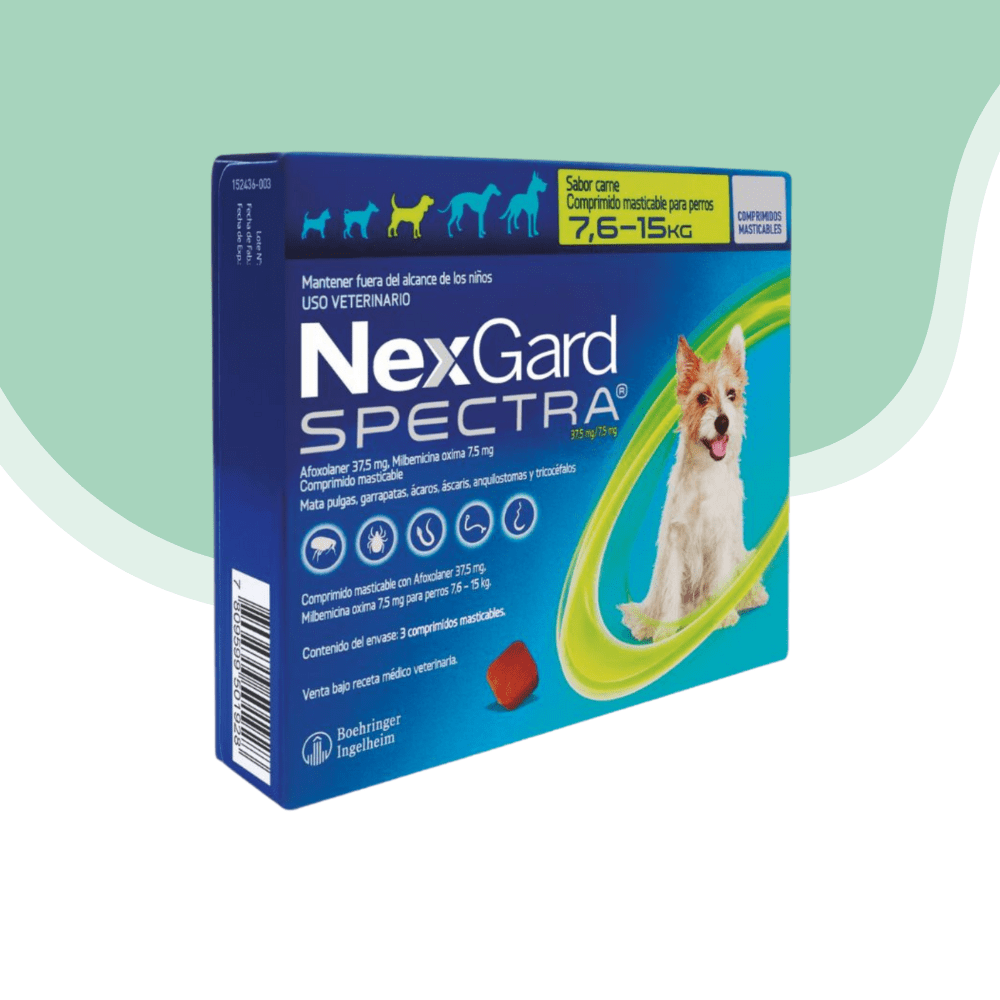 Nexgard SPECTRA perro Antip. externo e interno 7.6 - 15 kg1