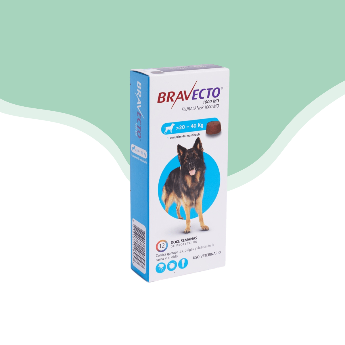 Bravecto antip. perro 20 - 40 kg 3 meses1