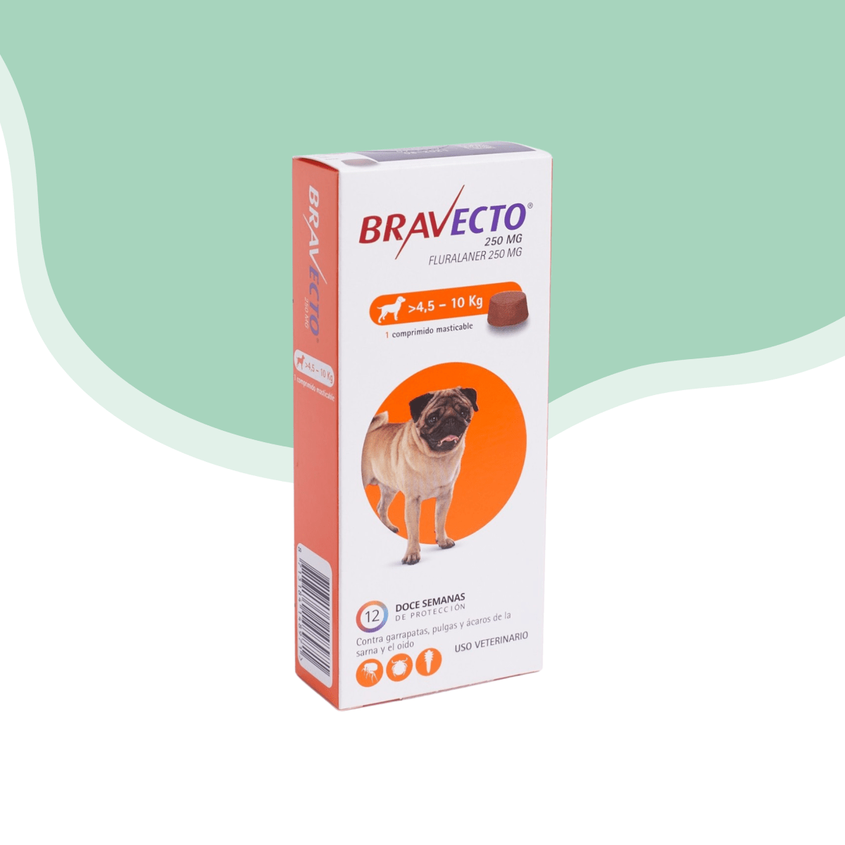 Bravecto antip. perro 4.5 - 10 kg 3 meses1