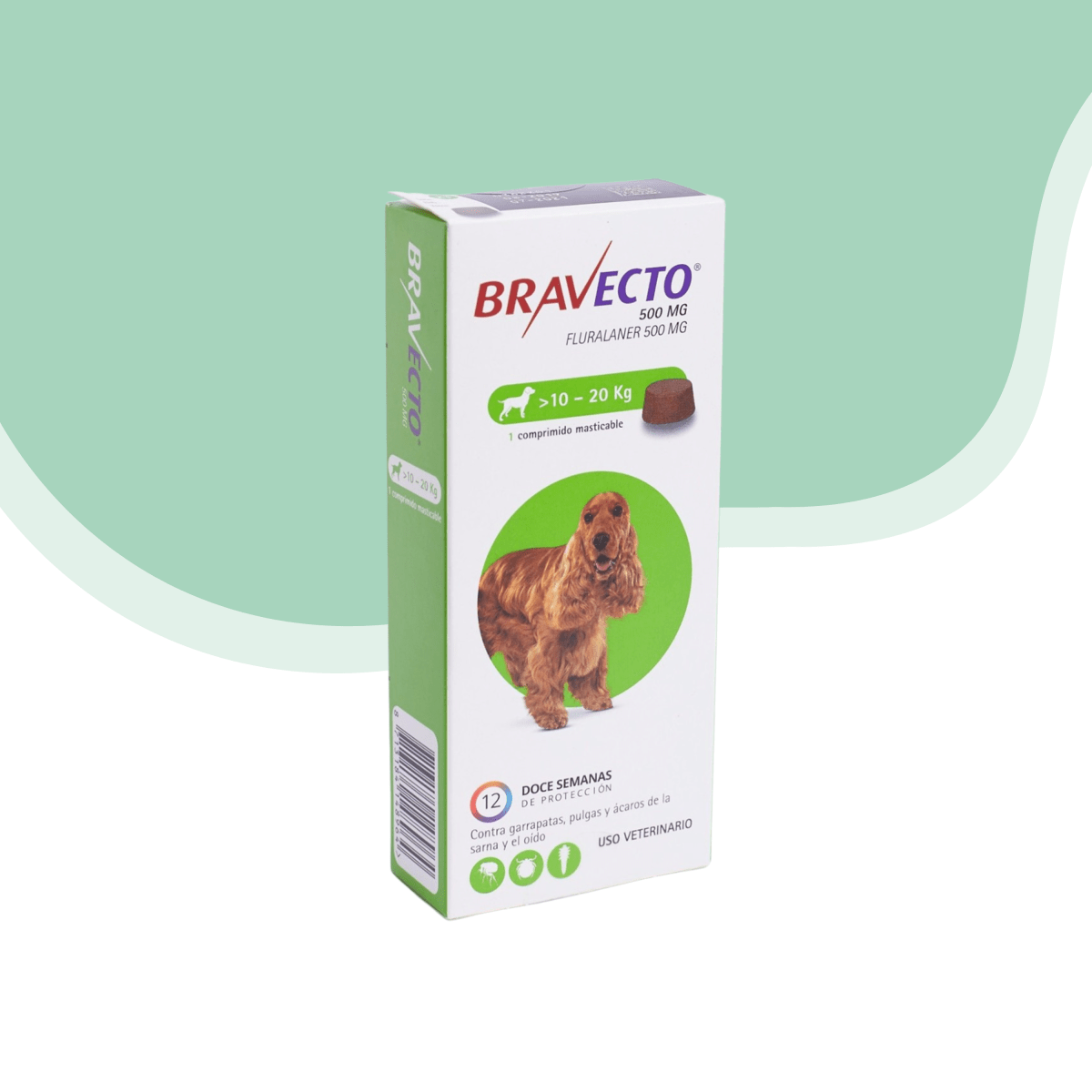 Bravecto antip. perro 10 - 20 kg 3 meses1