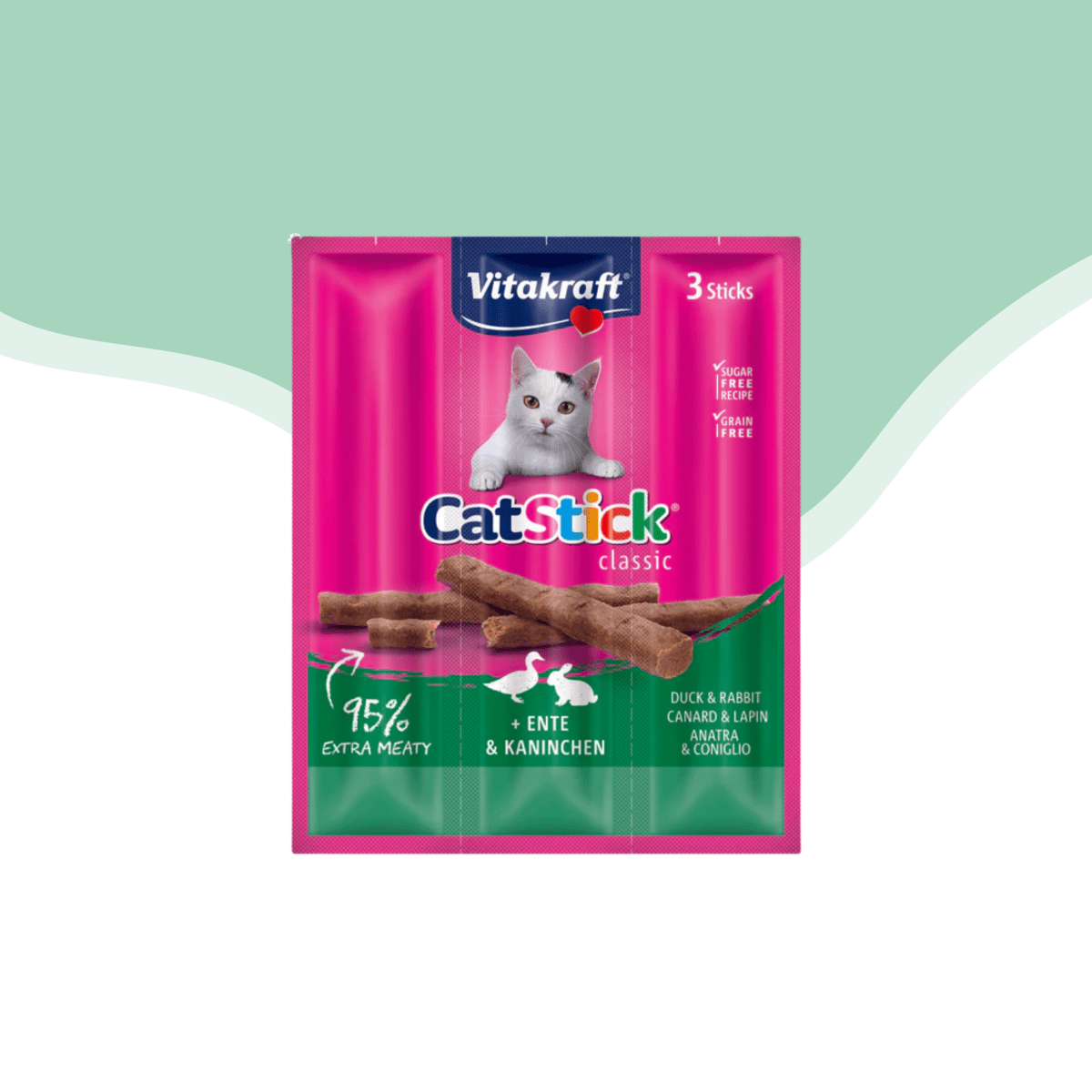 Vitakraft CatStick gato Pato y Conejo1