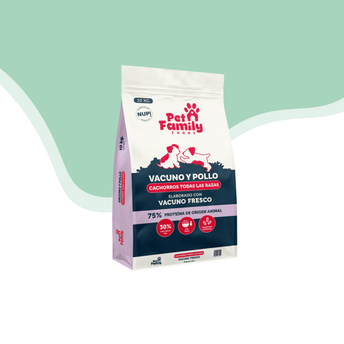 PetFamily perro cachorro vacuno y pollo 10 kg1