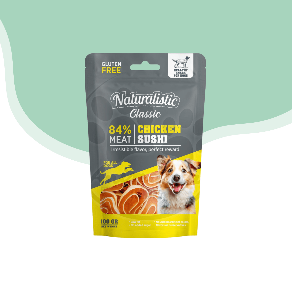 Naturalistic chicken sushi perro 100 gr1