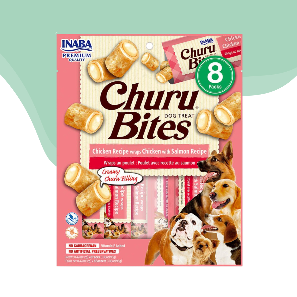 Churu Bites Perro Pollo con Salmon 96 gr1