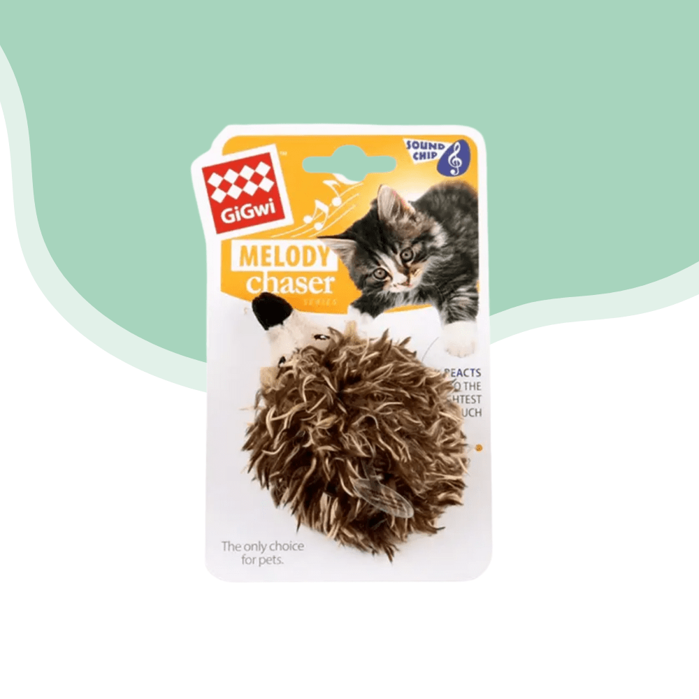 Juguete Gigwi melody chaser erizo gato1