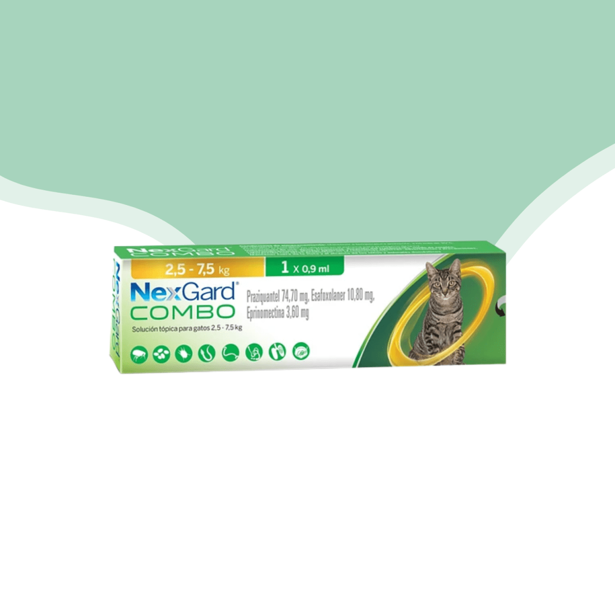 Nexgard combo gato 2,5 - 7,5 kg1