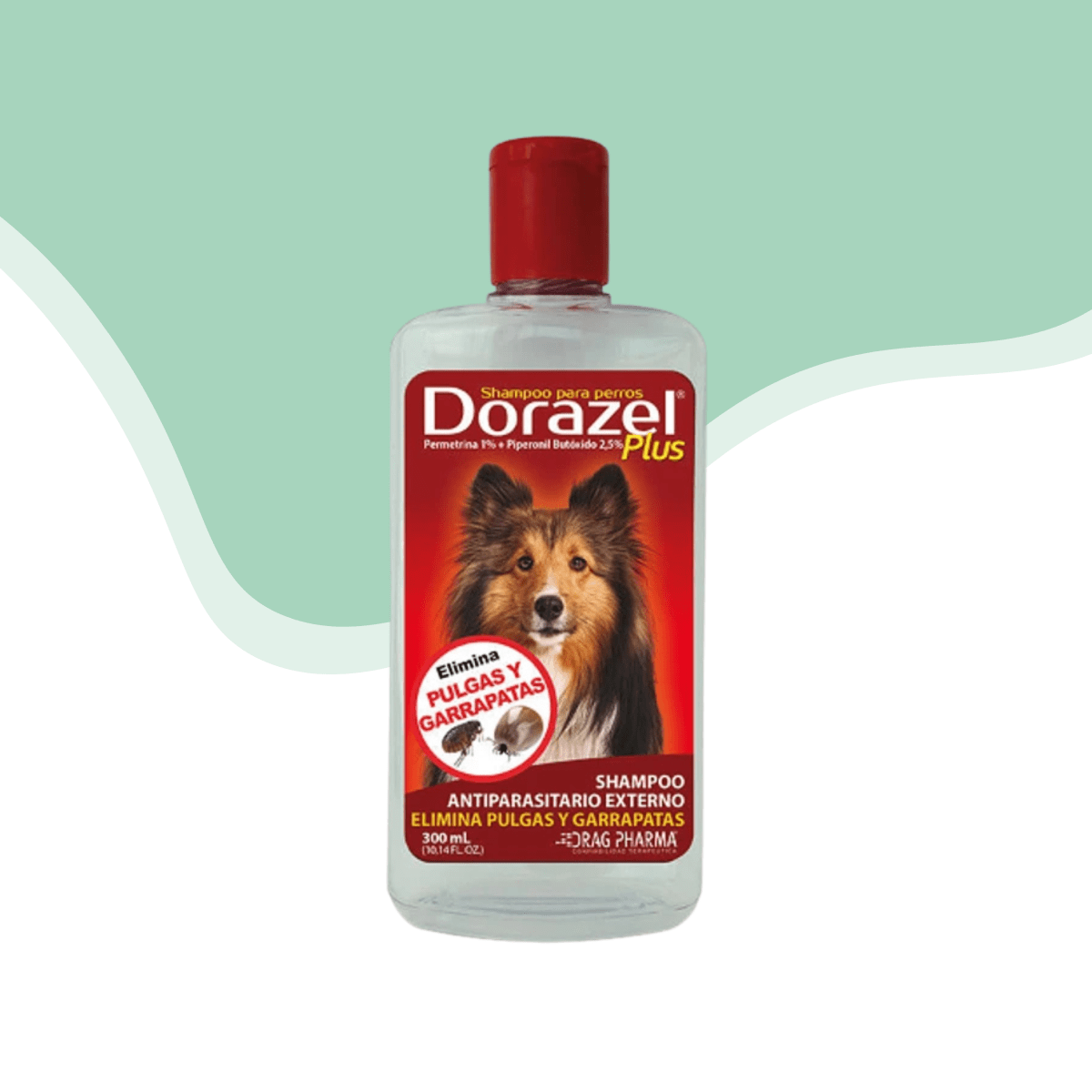 Shampoo perro pulgas y garrapatas Dorazel Plus 300 ml1