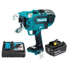 Amarradora de Varillas 0.8mm 18V LXT BL aretool Makita DTR181Z + BATERIA BL1860B + CARGADOR DC18RC