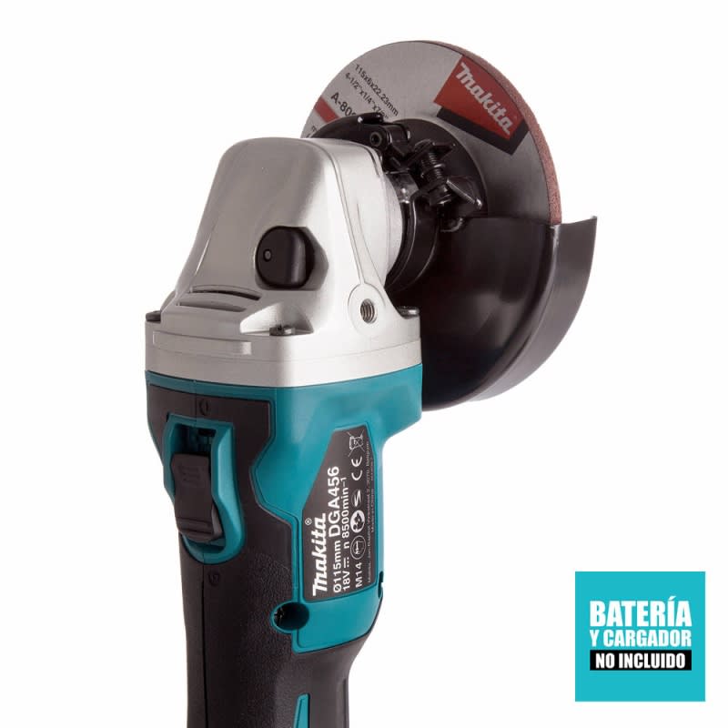 AMOLADORA ANGULAR 4 1/2'' 18V LXT BL BARETOOL MAKITA DGA456Z3