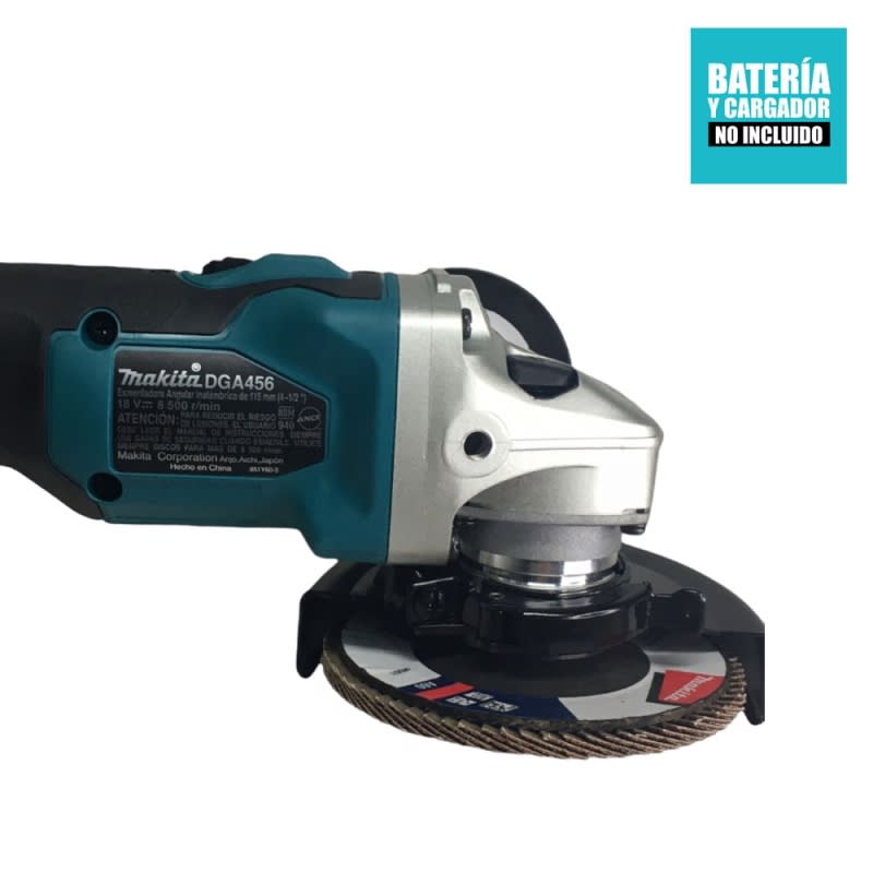AMOLADORA ANGULAR 4 1/2'' 18V LXT BL BARETOOL MAKITA DGA456Z4