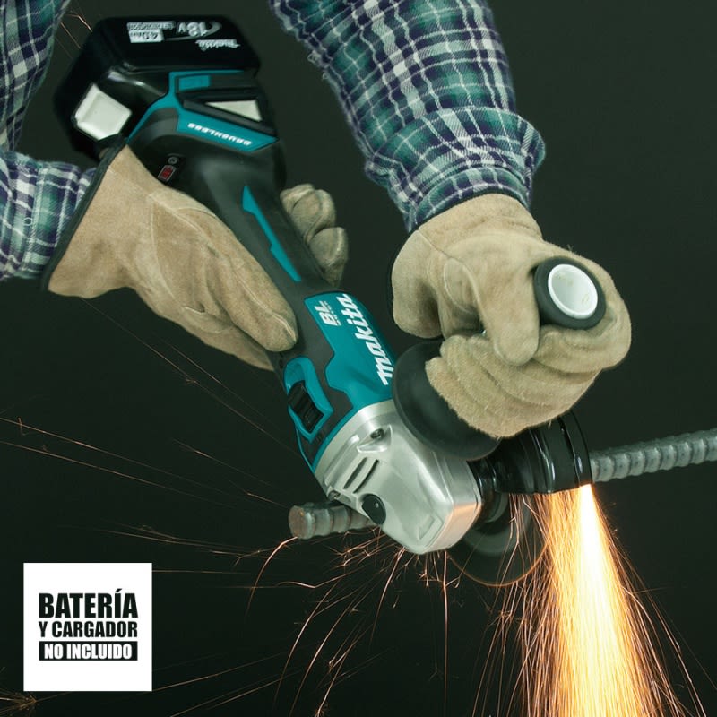 AMOLADORA ANGULAR 4 1/2'' 18V LXT BL BARETOOL MAKITA DGA456Z5