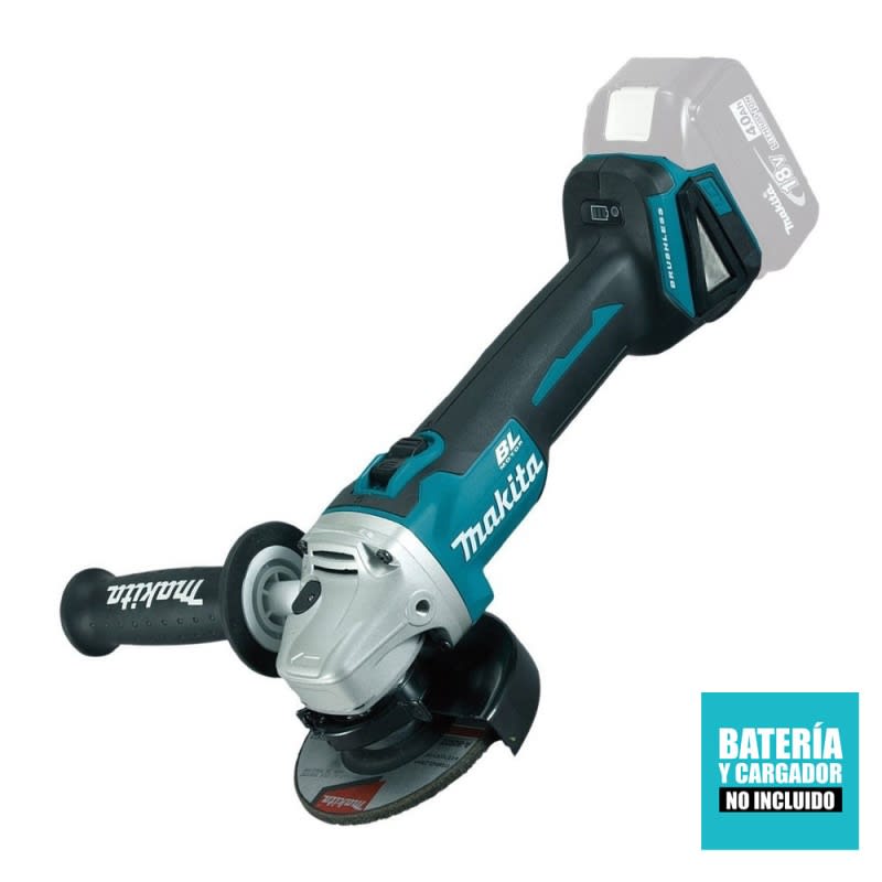 AMOLADORA ANGULAR 4 1/2'' 18V LXT BL BARETOOL MAKITA DGA456Z2
