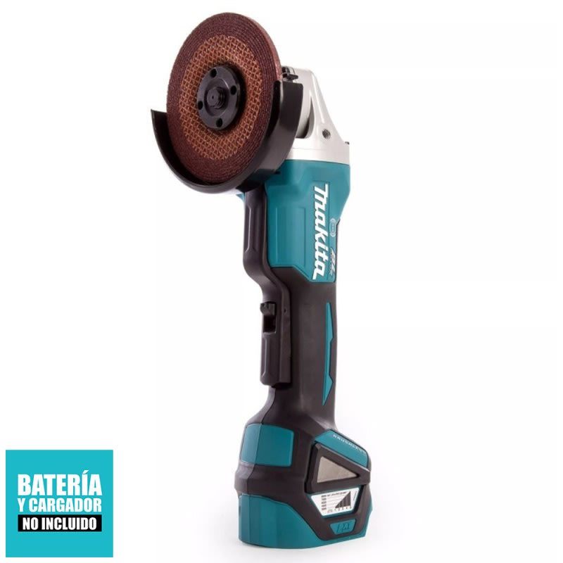 AMOLADORA ANGULAR 4 1/2'' 18V MAX LXT BL (VELOCIDAD VARIABLE) MAKITA DGA467Z3