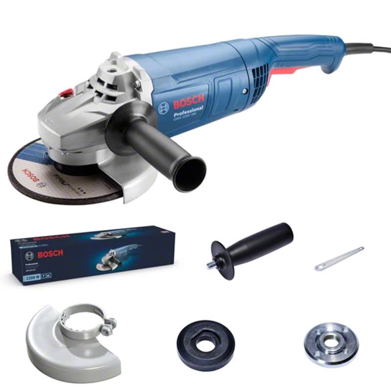 Amoladora Angular 7'' 2200W 8500 rpm Bosch GWS 2200-180 (0601.8F1.0E0-000)2