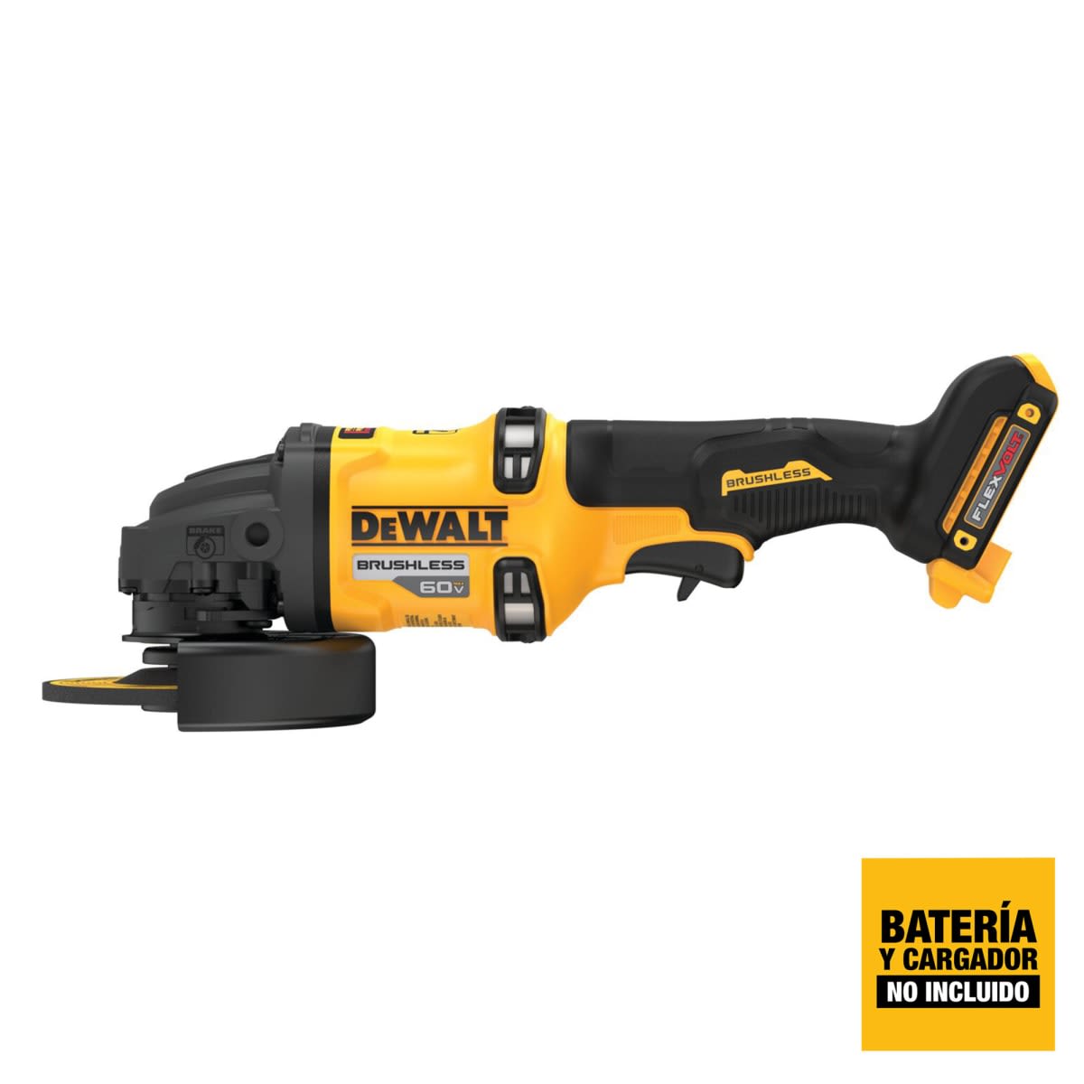 Amoladora Angular inalambrico Dewalt  60V  DCG418B-B23