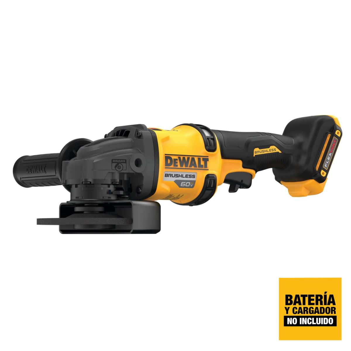 Amoladora Angular inalambrico Dewalt  60V  DCG418B-B22