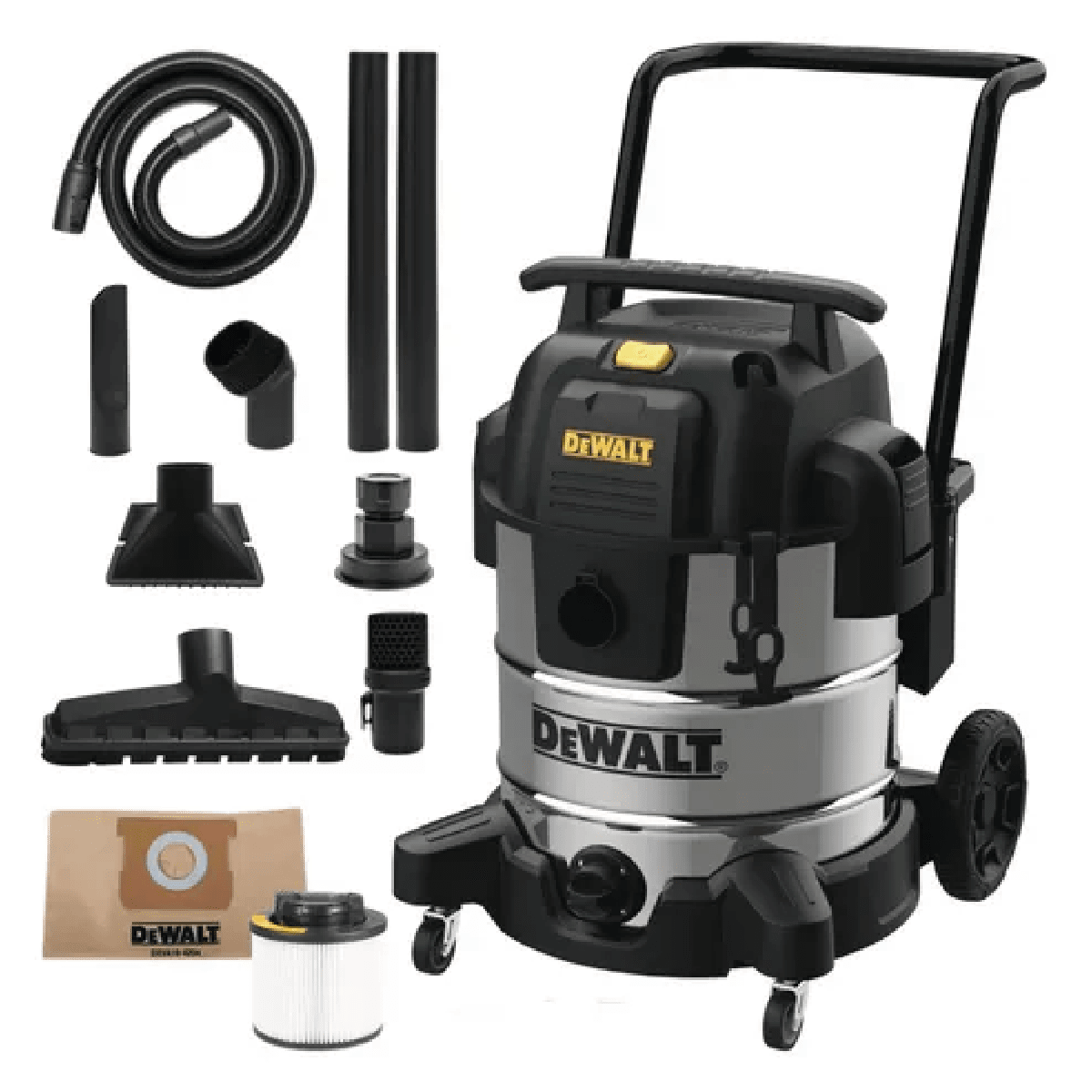 ASPIRADORA SECO/HUMEDO DEWALT DE 61 LITROS  DXV50S-B2 (ACERO INOXIDABLE3