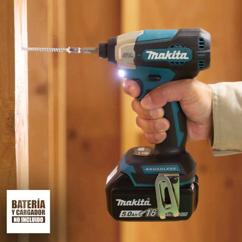 ATORNILLADOR DE IMPACTO 1/4'' HEX 18V LXT BL 140 NM BARETOOL MAKITA DTD157Z4