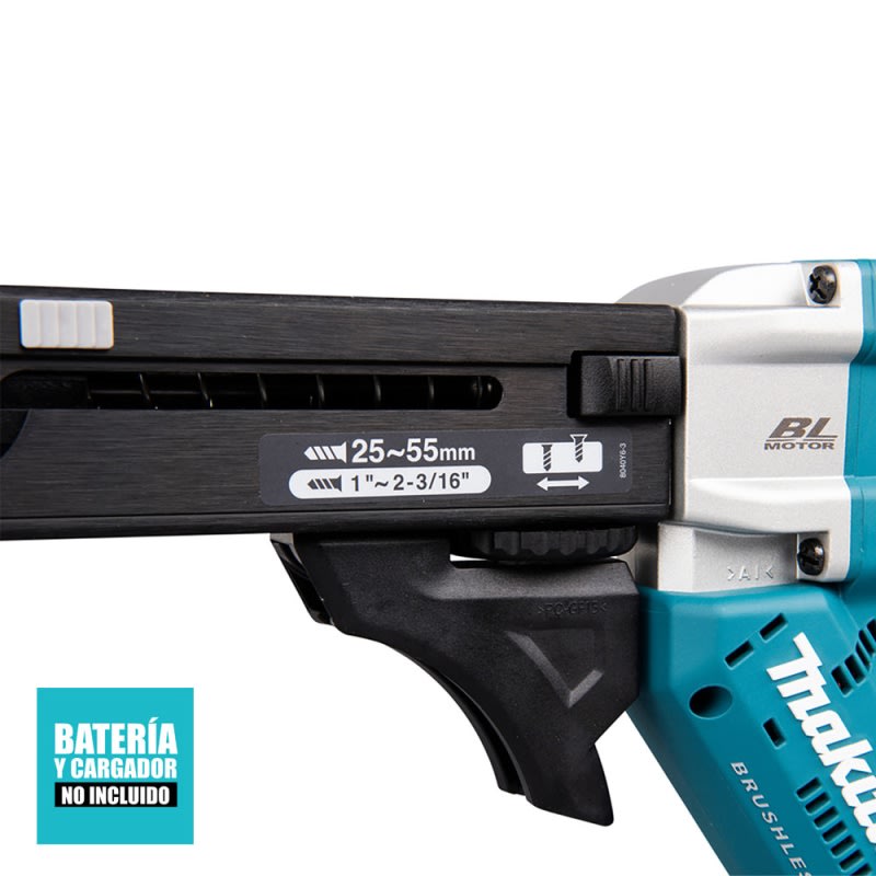 Atornillador para Drywall 1/4'' Hex 18V LXT BL Baretool Makita DFR551Z5