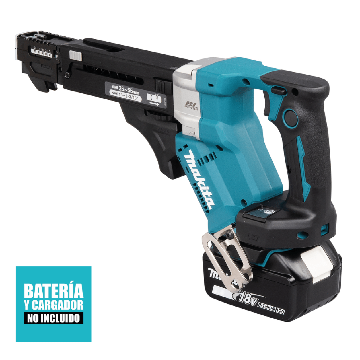 Atornillador para Drywall 1/4'' Hex 18V LXT BL Baretool Makita DFR551Z2