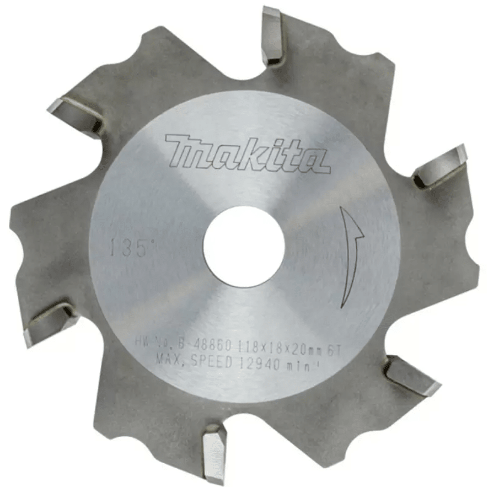 Disco para ranuradora de aluminio 118X20MM 6T ANGULO 135° B-488601