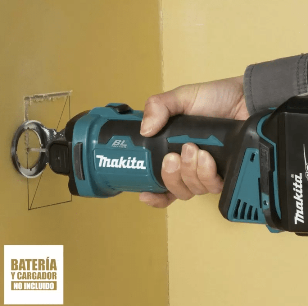 Cortadora de Drywall 1/4''-1/8'' 18V LXT BL XPT AWS Makita DCO181Z4