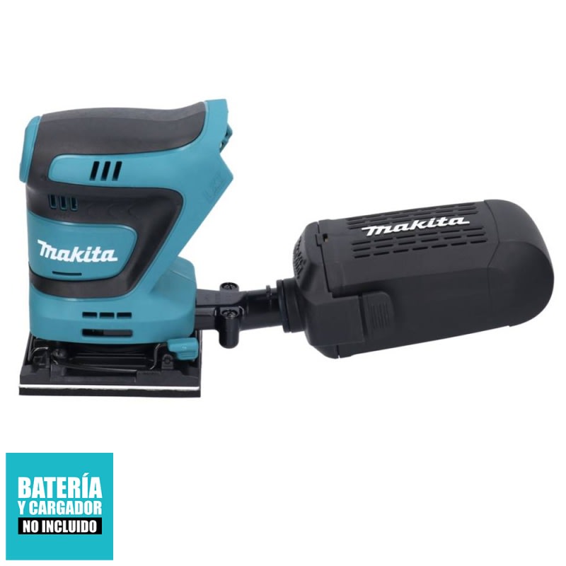 LIJADORA ORBITAL INALAMBRICA MAKITA 18V 1/4 DBO481Z (114 X 140 MM)2