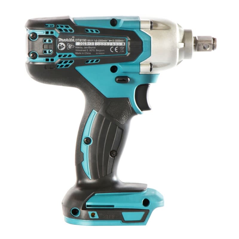 LLAVE DE IMPACTO 1/2'' 18V 190NM LXT INC 2 BAT Y CARG MAKITA DTW190RFE2