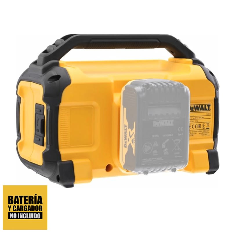 Altavoz Worksite Bluetooth De 12v/20v Max Dewalt DCR0103