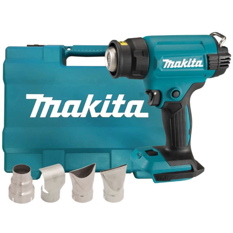 PISTOLA DE CALOR INALAMBRICO MAKITA 18V LXT 550 °C BARETOOL DHG181ZK1