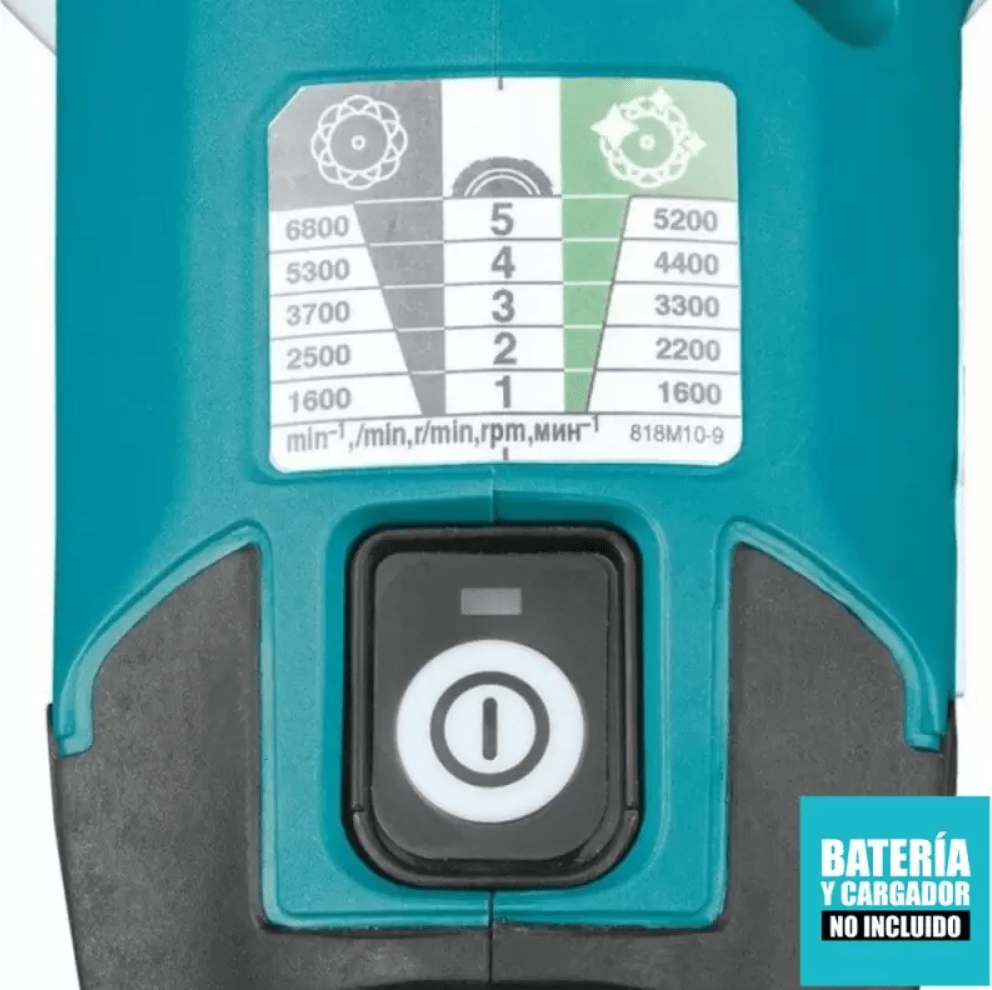 PULIDORA ORBITAL INALAMBRICO MAKITA 5? 18V BL SIN BAT NI CARG DPO500Z2
