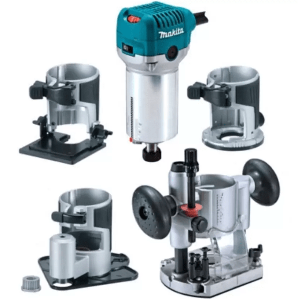 RUTEADORA RECORTADORA 1/4'' - 3/8'' 710W MAKITA RT0700CX33