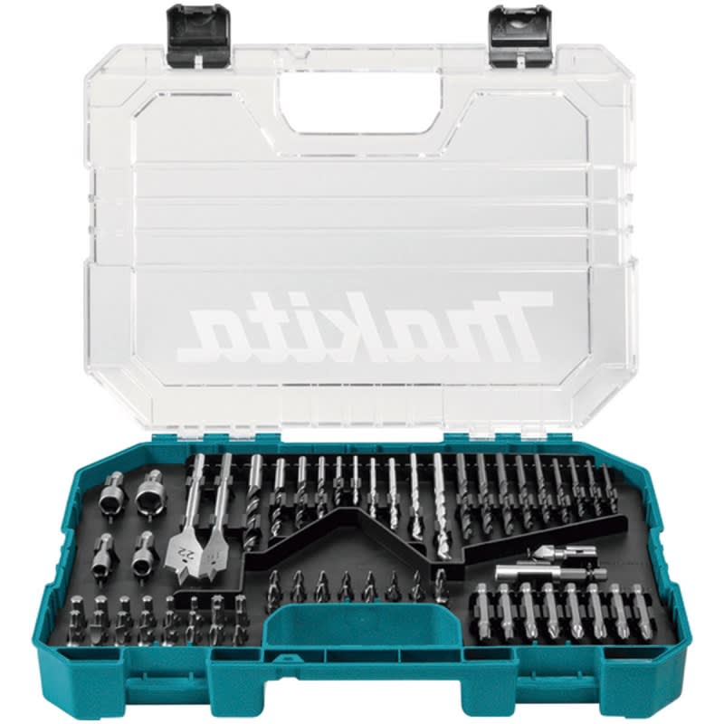 Set de Brocas y Puntas 75 piezas + Caja Transparente Makita E-151262