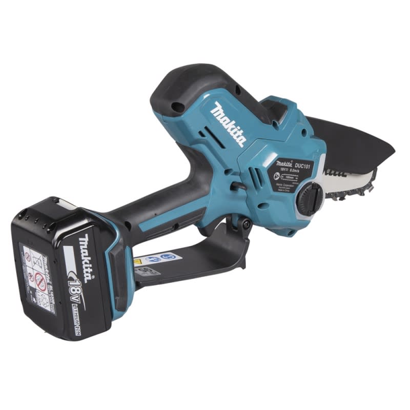 SIERRA DE PODA 4'' 18V LXT BL DUC101 + 1 BATERÍA 18V 3.0 AH BL1830 Y CARGADOR DC18RC MAKITA4