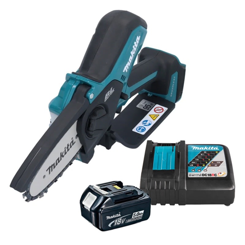 SIERRA DE PODA 4'' 18V LXT BL DUC101 + 1 BATERÍA 18V 3.0 AH BL1830 Y CARGADOR DC18RC MAKITA1