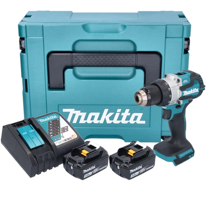 TALADRO PERCUTOR MAKITA 1/2? 18V LXT BL BARETOOL BRUSHLESS DHP489RFJ1