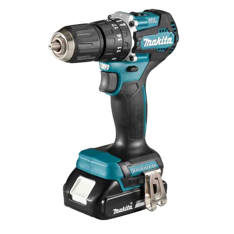 TALADRO PERCUTOR 1/2? 18V LXT BL INC 1 BAT Y CARG MAKITA DHP487SF3