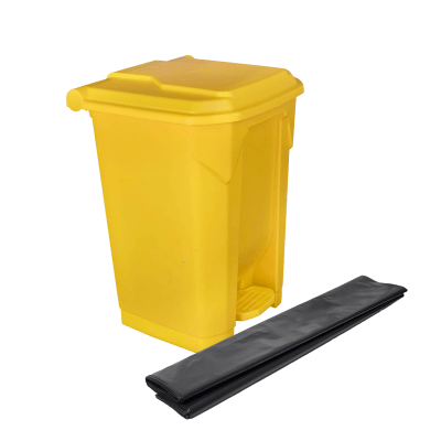 Pack Contenedor de Basura 50L + Bolsas de Basura – Práctico y Resistente1