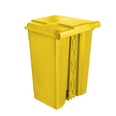 Basurero con pedal 80 litros | polipropileno | apto reas1