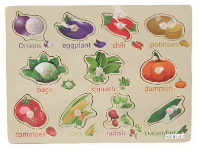 Puzzle Rompecabezas Didáctico de Madera –Especial para Bebés y Niños pequeños1