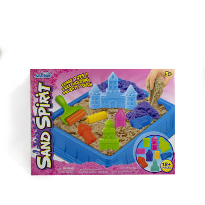 Arena Mágica Kinetica De Color Incluye 18 Accesorios Moldes1