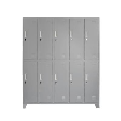 Locker Metálico - 5 Cuerpos 10 Puertas con Portacandado | Casillero Onloop PRO1